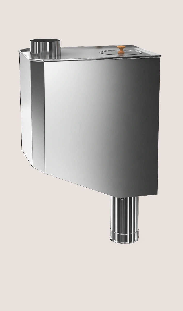 Бак со смещенной трубой для парообразователя 70 л