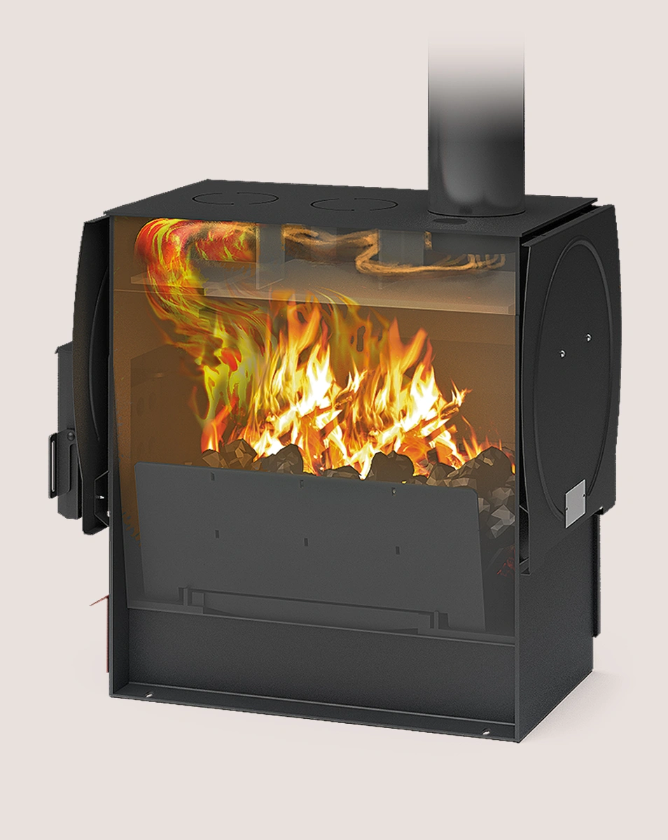 Отопительная печь Локомотивъ-120 (2019) - Теплодар